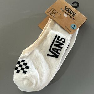 VANS 3 Pack No Show Socks NWT